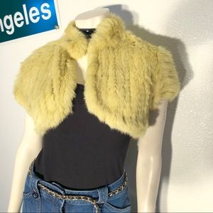 The Cutest Faux Fur Crop Shortsleeved Jacket💖✨